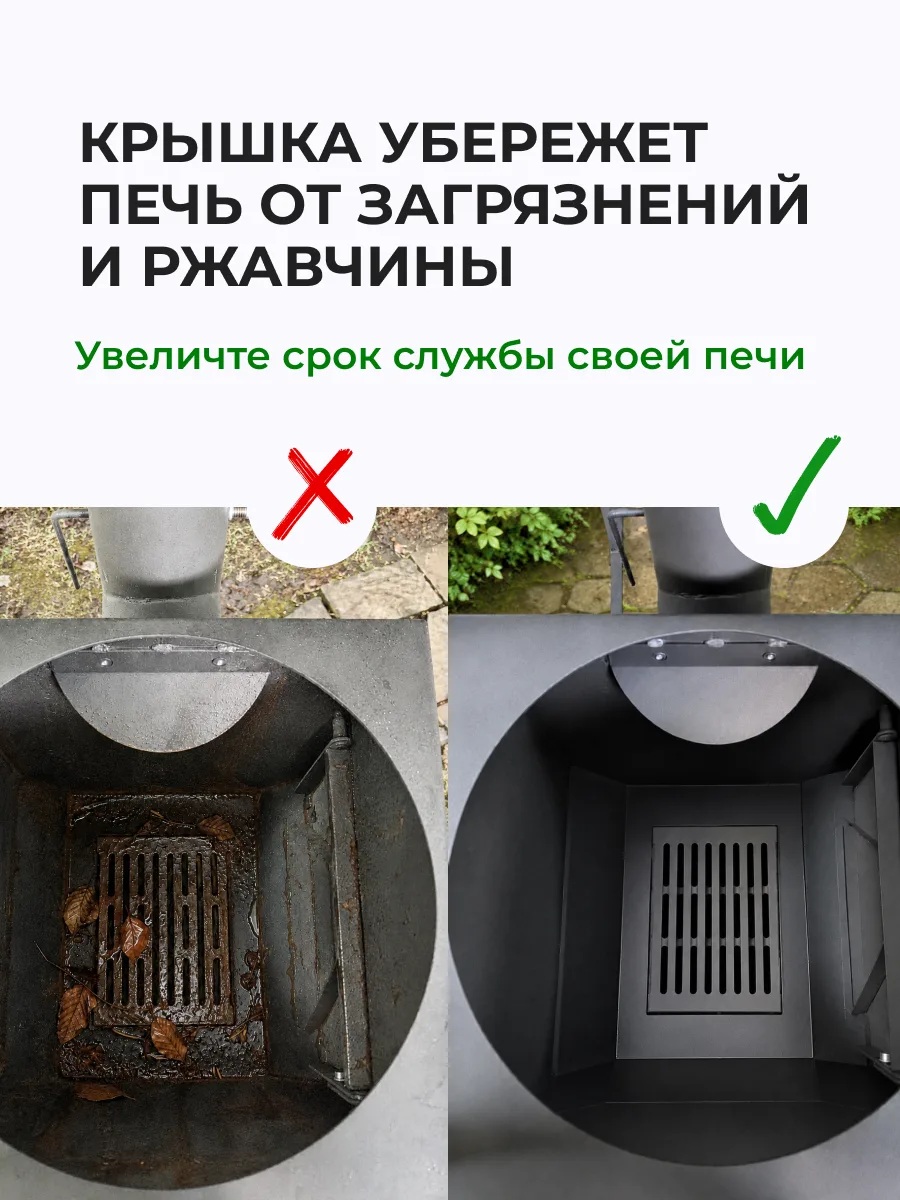 Крышка на печь Искандер 360