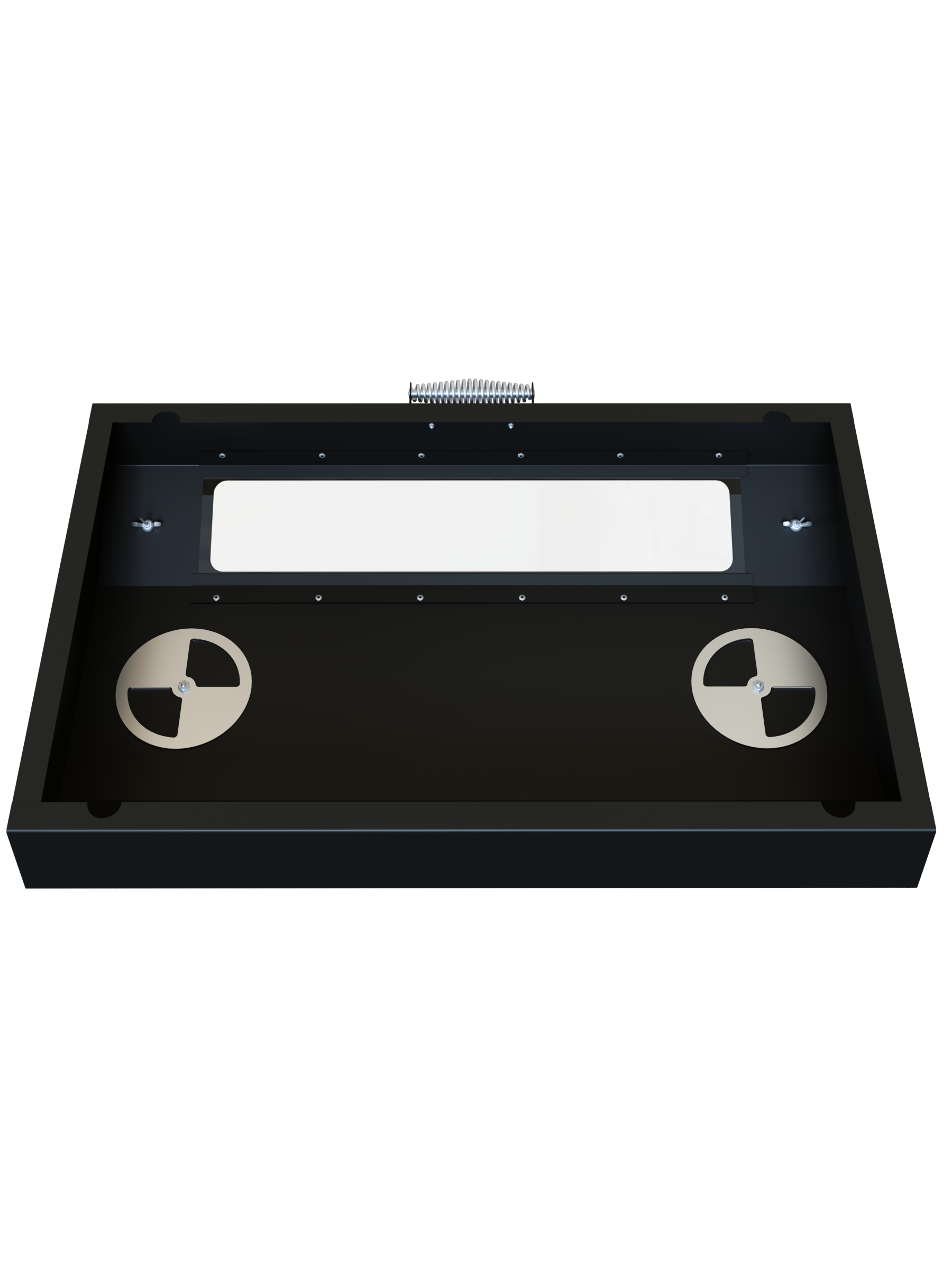 Крышка-гриль со стеклом MG и решеткой из чугуна на печь-мангал Искандер 400